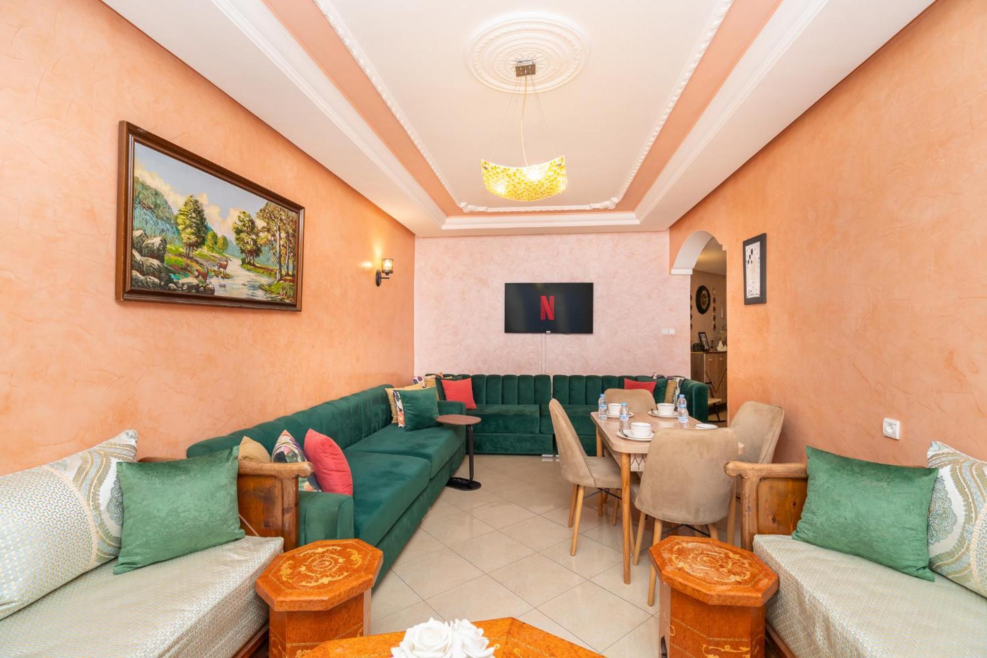 Appartement 2 Chambres Pres De La Corniche Танжер Екстериор снимка