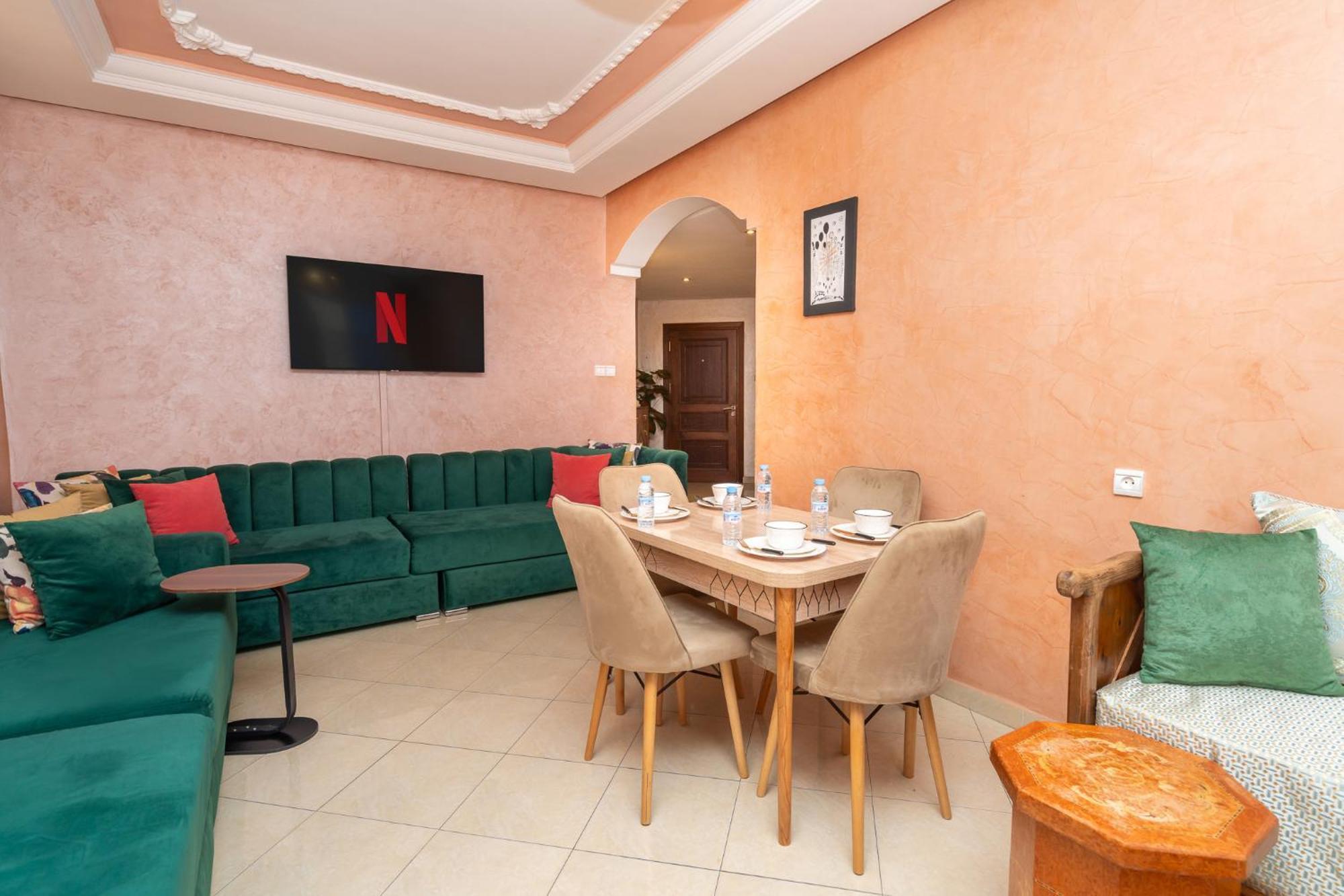 Appartement 2 Chambres Pres De La Corniche Танжер Екстериор снимка
